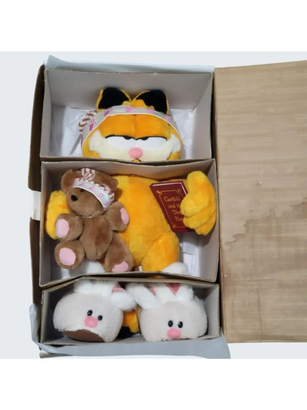 Danbury Mint Bedtime for Garfield Plush Doll 1995 Jim Davis Signed